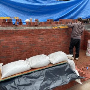 Facade bricks work 1