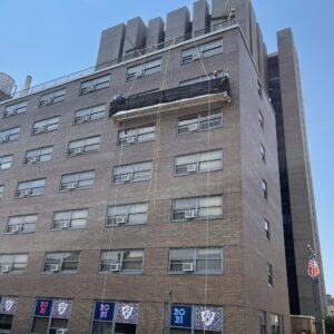 Facade repair work