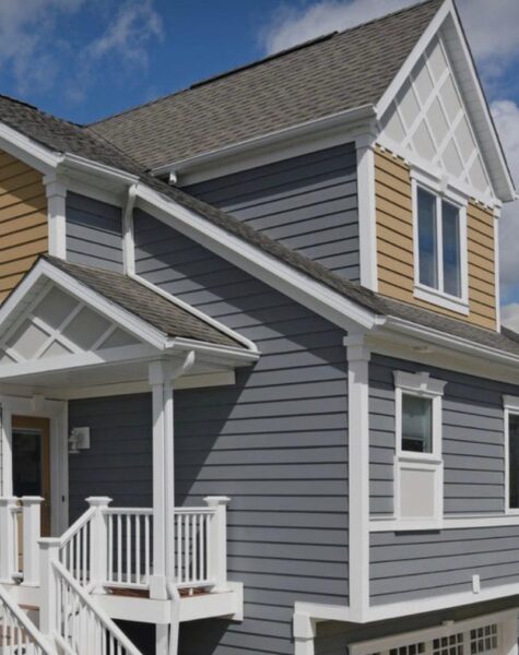 PVC siding work