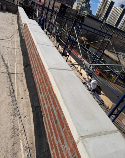 Parapet wall cap stone2